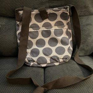 Thirty-one Grey Dot Crossbody